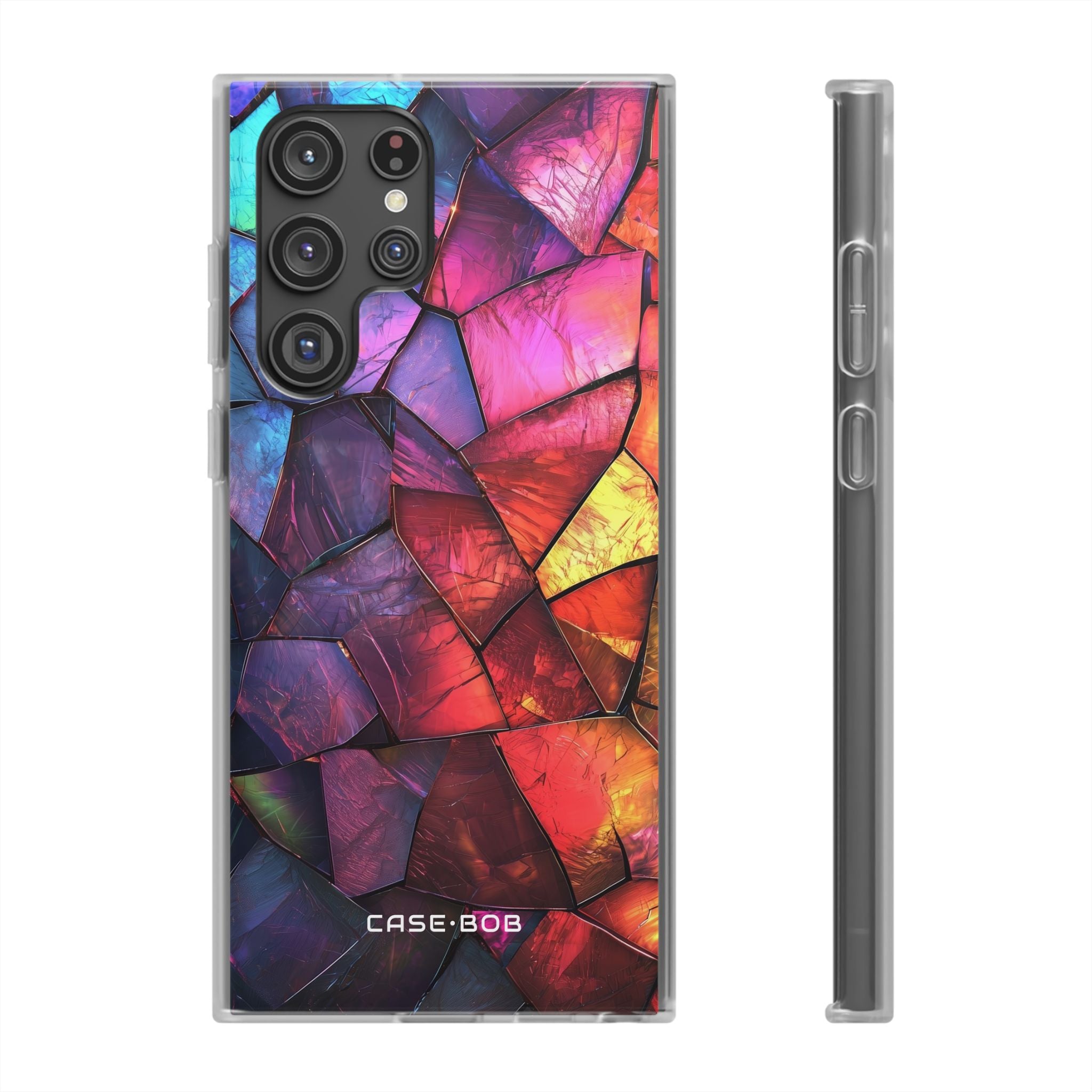 Cracked Prism Samsung S22 Ultra Case - Soft