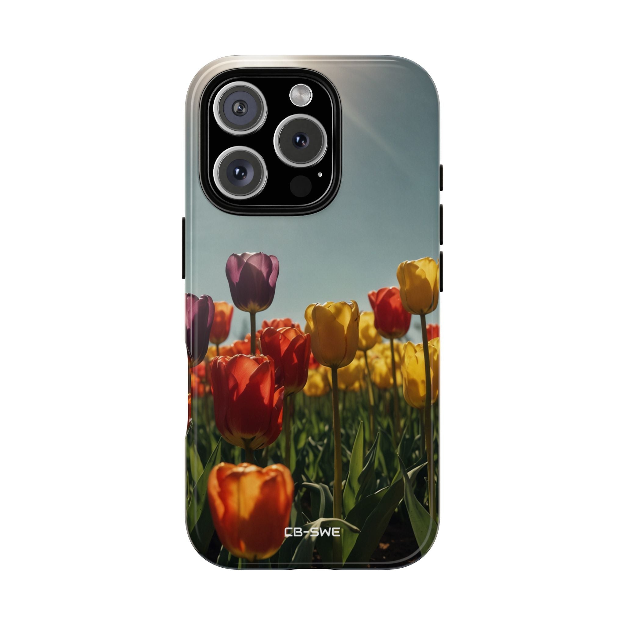 Tulips Embrace Sunlight - iPhone Case