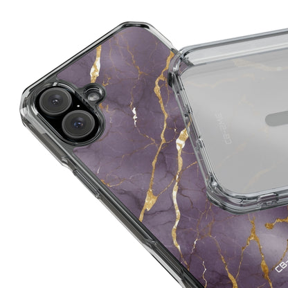 Golden Veins Flowing iPhone Case - Impact