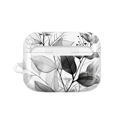 Silver Leaves - AirPods Case