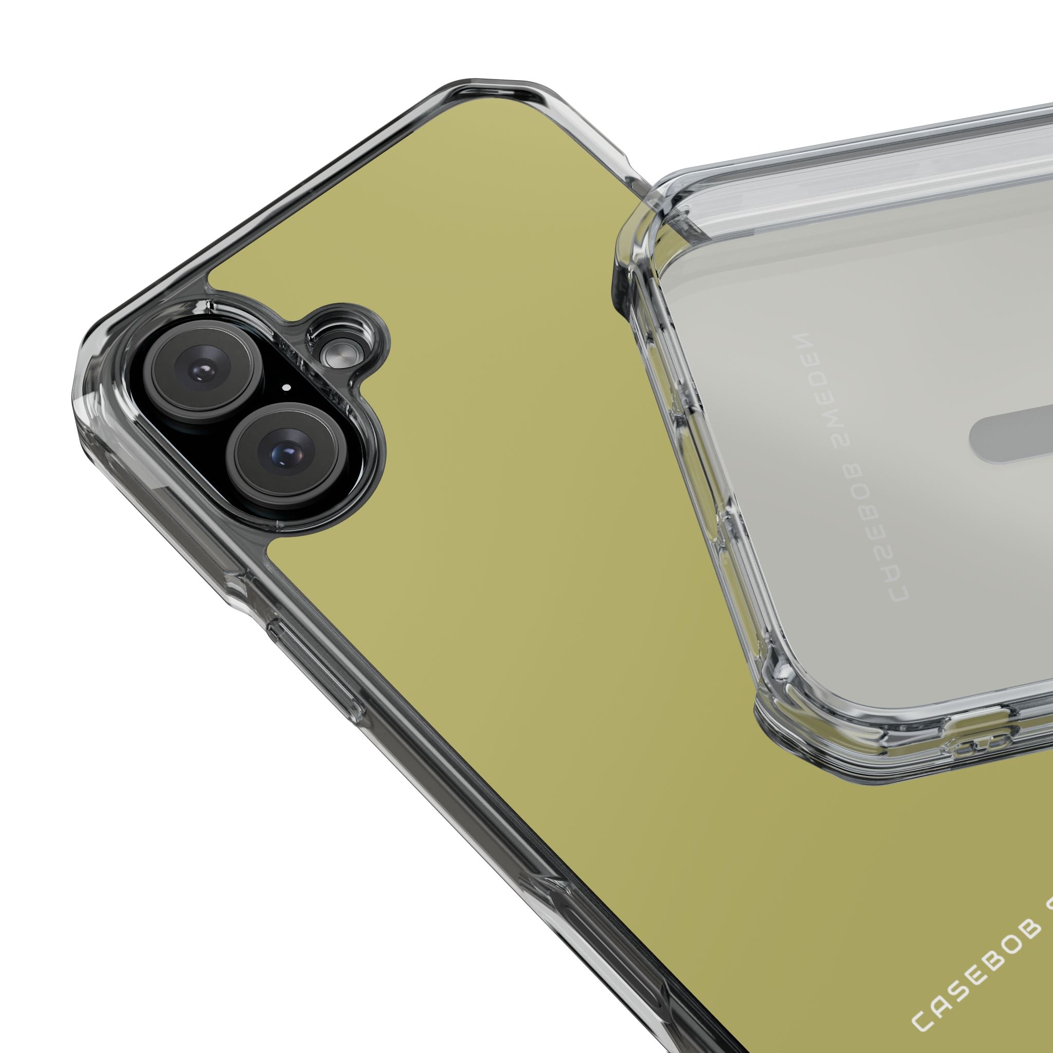 Dark Khaki iPhone 16 - Clear Impact Phone Case