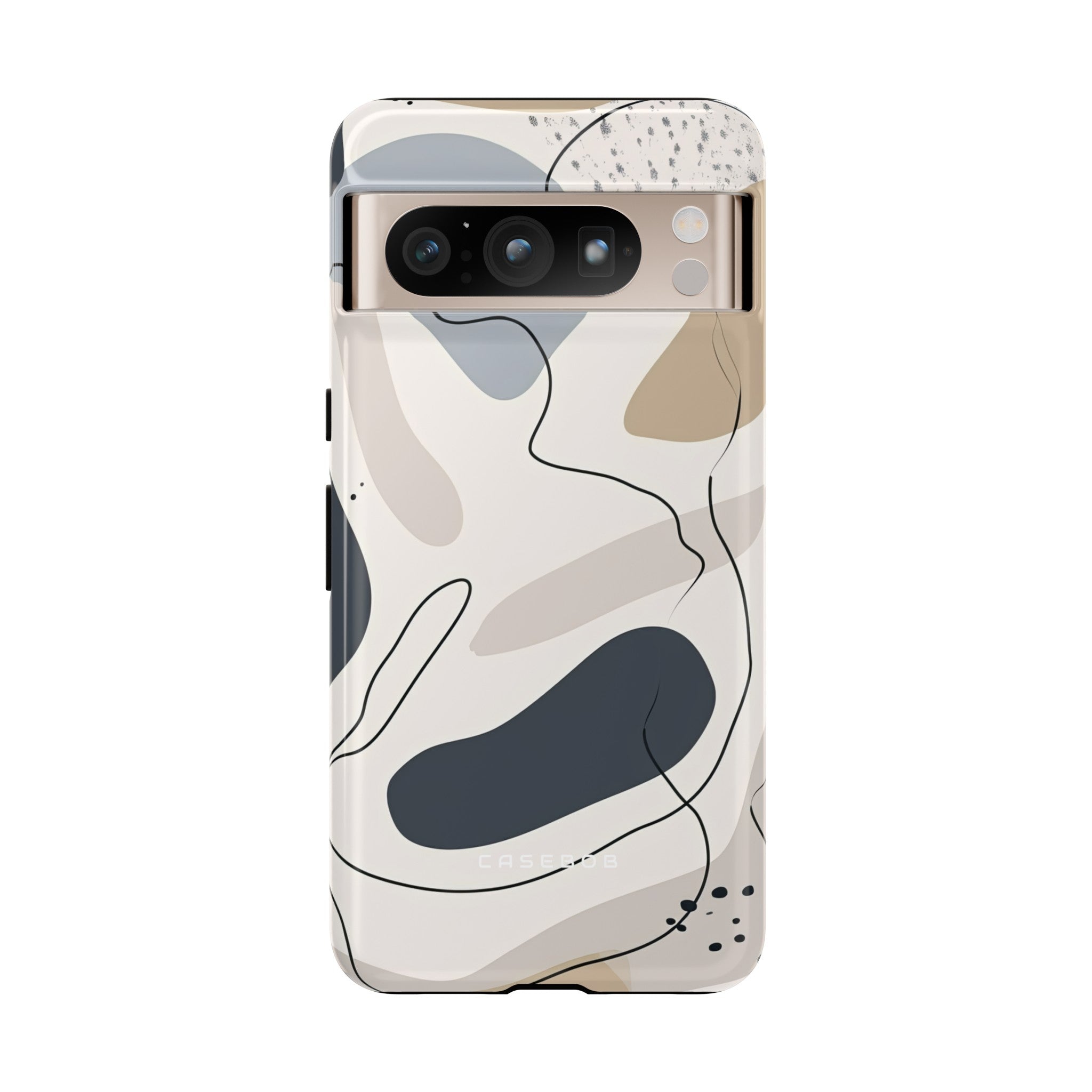 Grey Lines Simplicity - Protective Phone Case