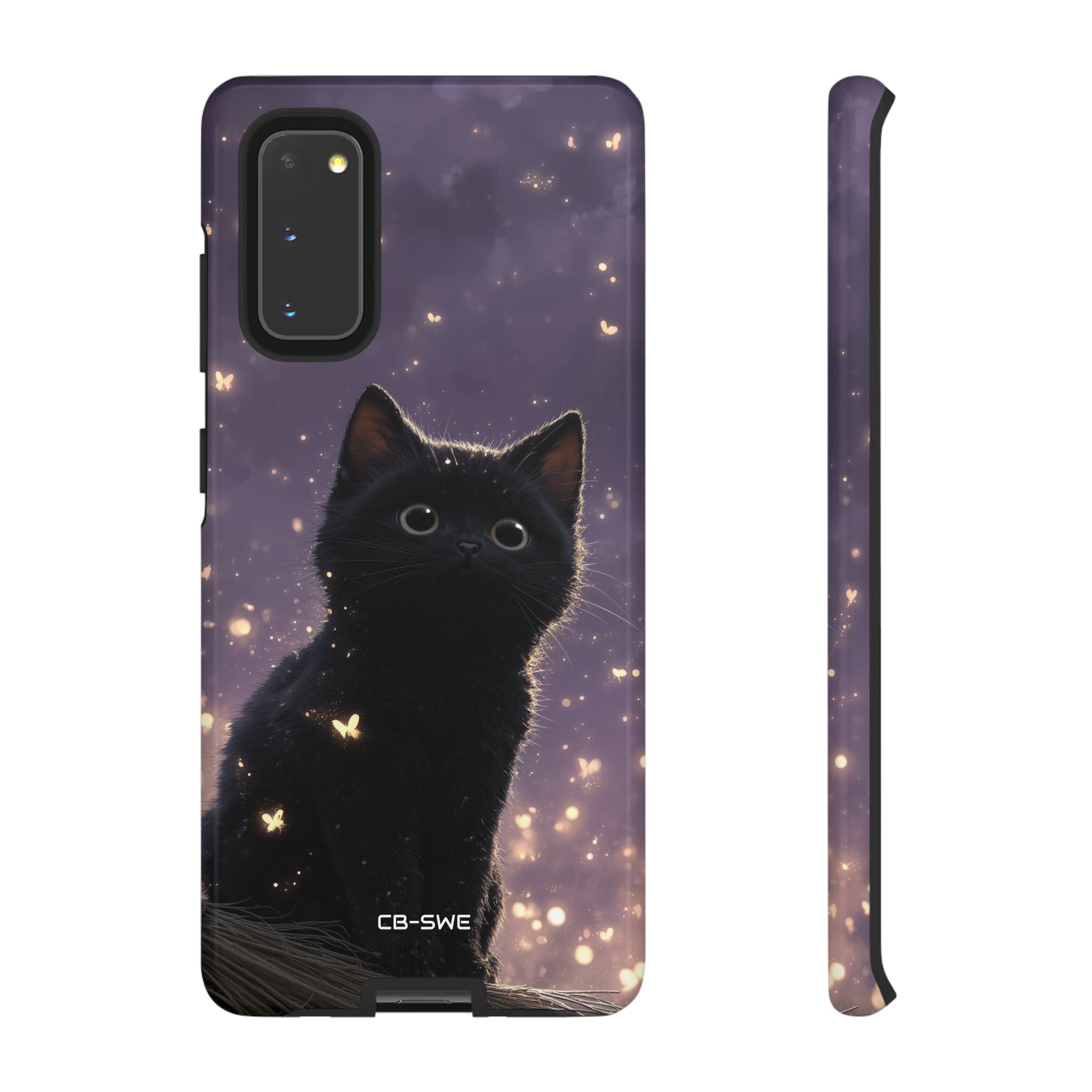 Whimsical Cat Soars - Samsung Case