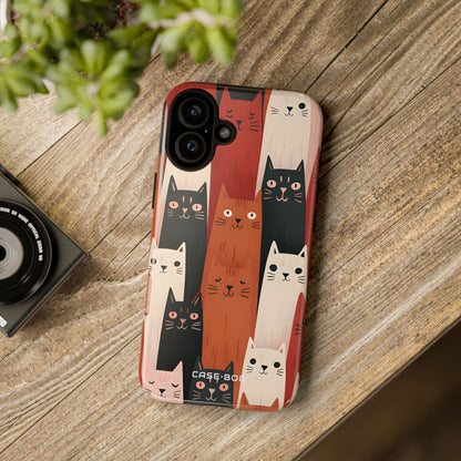 Cat Cascade iPhone 16 Plus Case - Tough