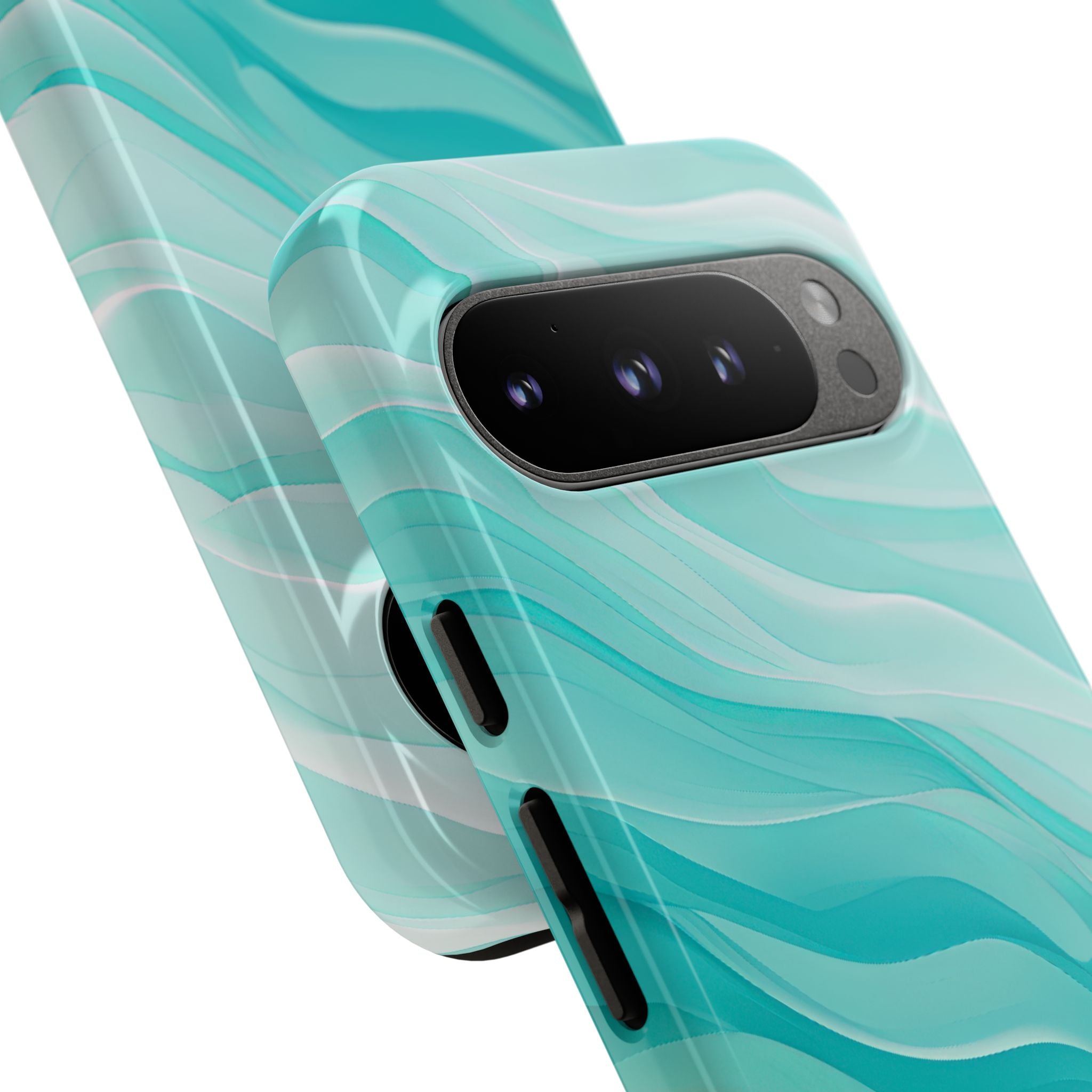 Kalmerende Aqua-golven Google Pixel 9 - Tough