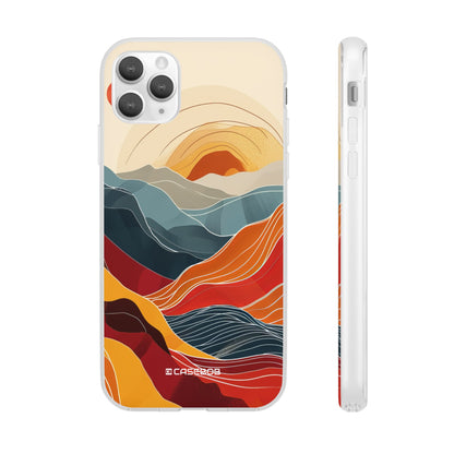 Sunset Waves | Flexible Phone Case for iPhone