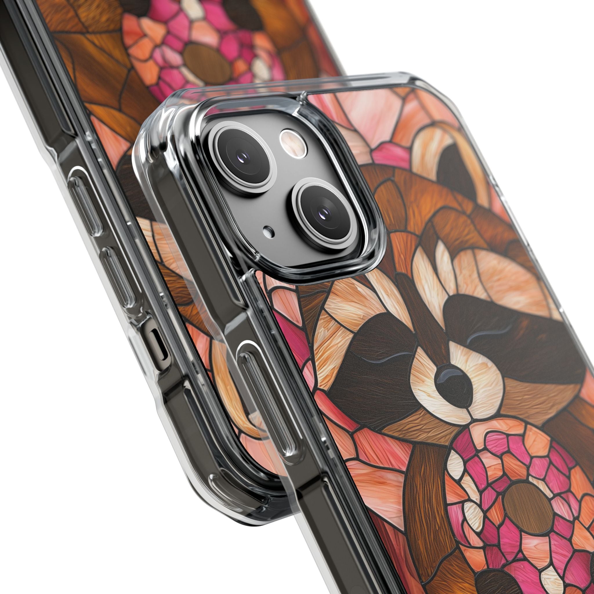 Raccoon Holds Donut iPhone Case - Impact