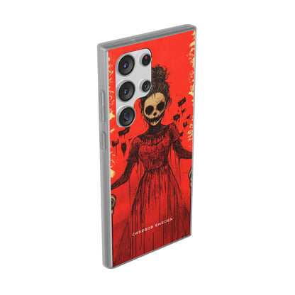 Haunting Scarlet Descent Samsung S23 - Flexi Phone Case