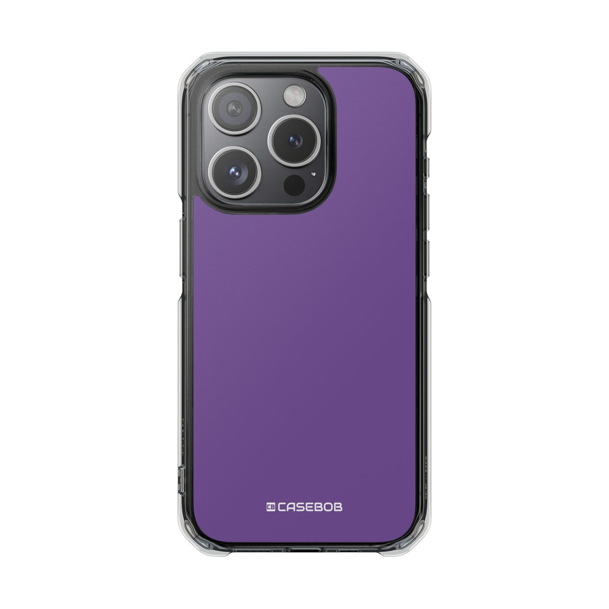 Dark Lavender | Phone Case for iPhone (Clear Impact Case - Magnetic)