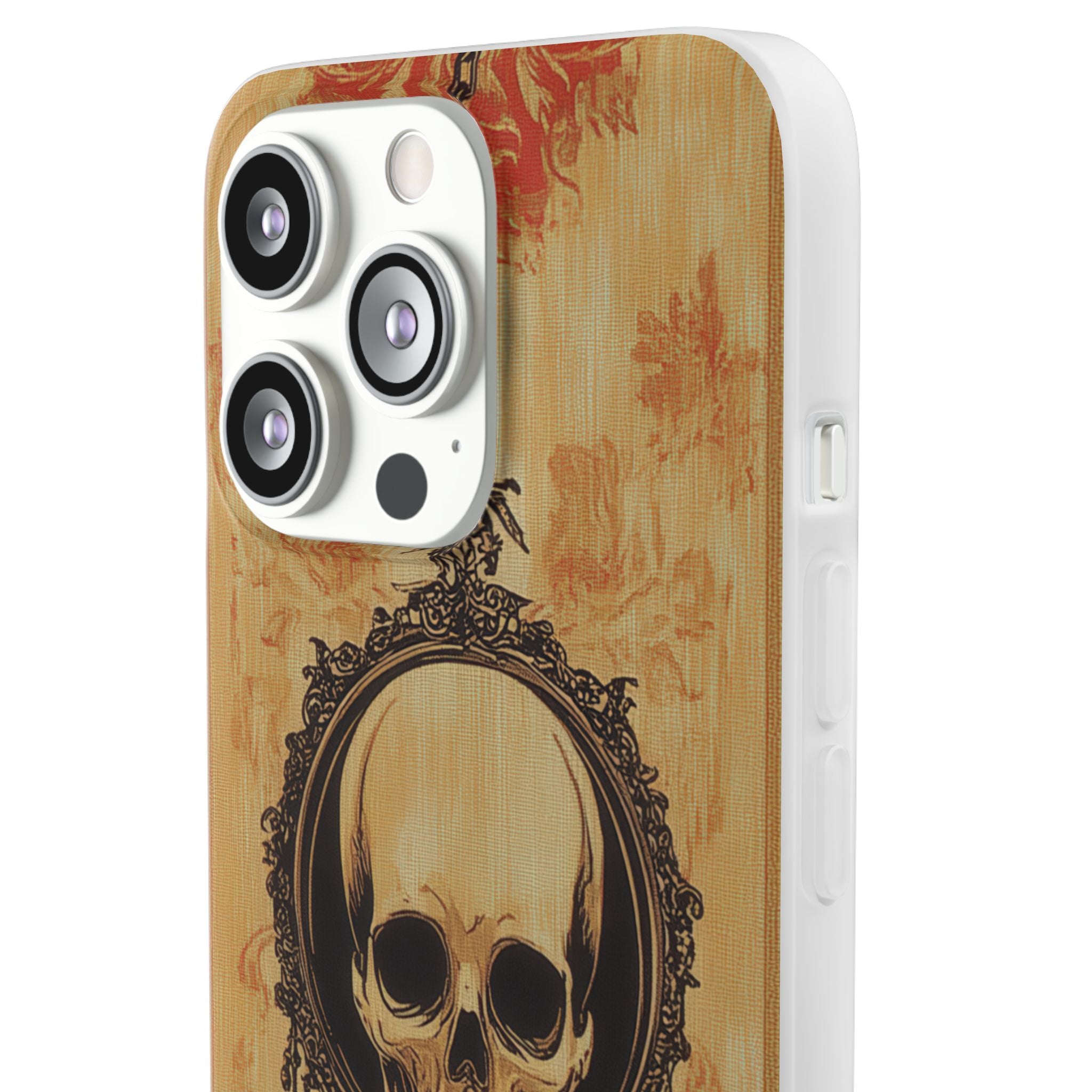 Gothic Skull Elegance iPhone 13 - Flexi Phone Case