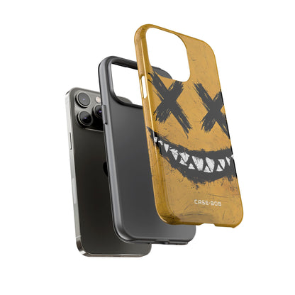 Jagged Smile Yellow iPhone 14 Pro Max Case - Tough