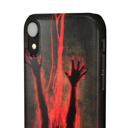 Gothic Crimson Ascension  iPhone X - Slim Phone Case