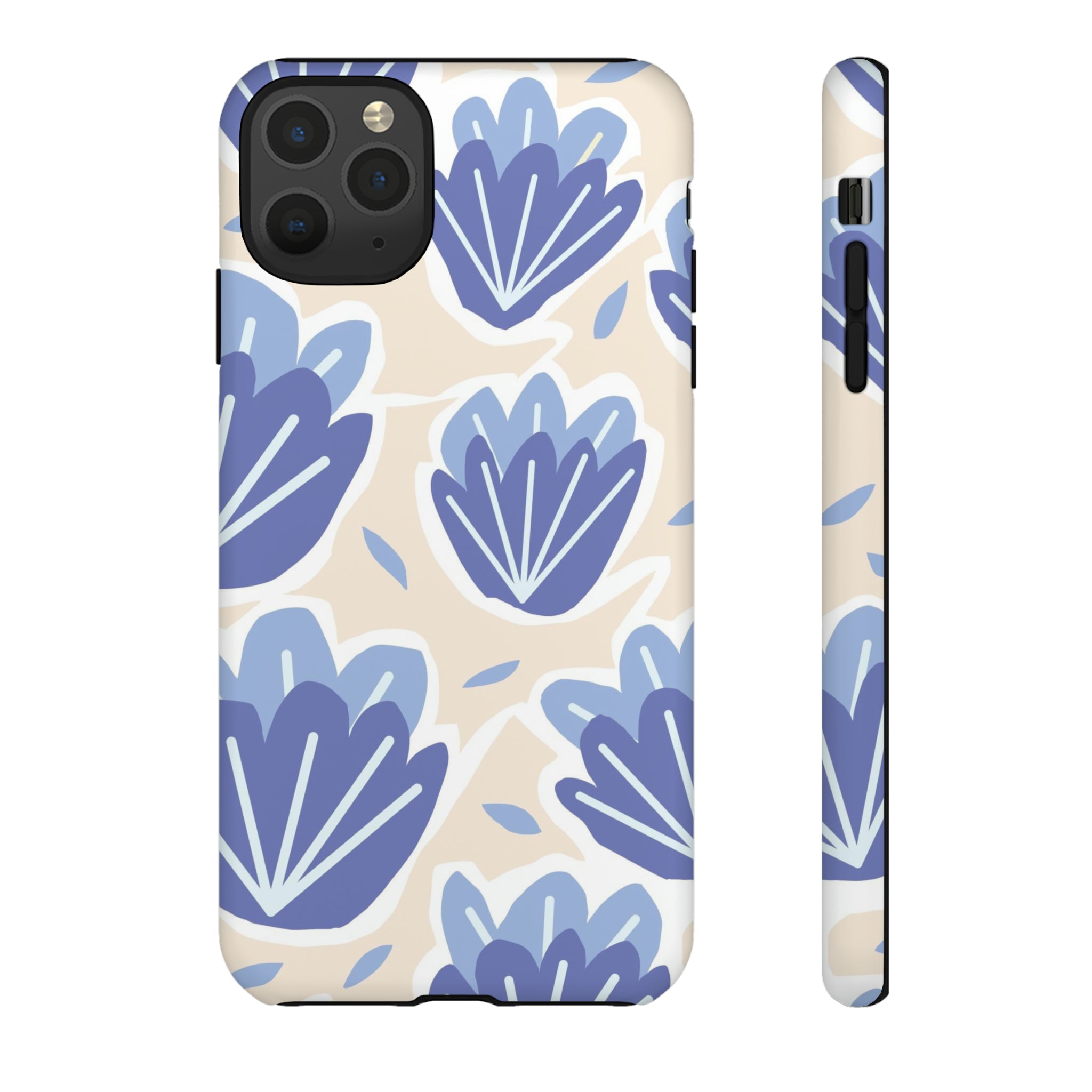 Light Blue Happy Flower - Protective Phone Case