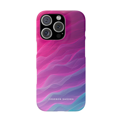 Gradient Oceanflow Waves iPhone 16 - Slim Phone Case