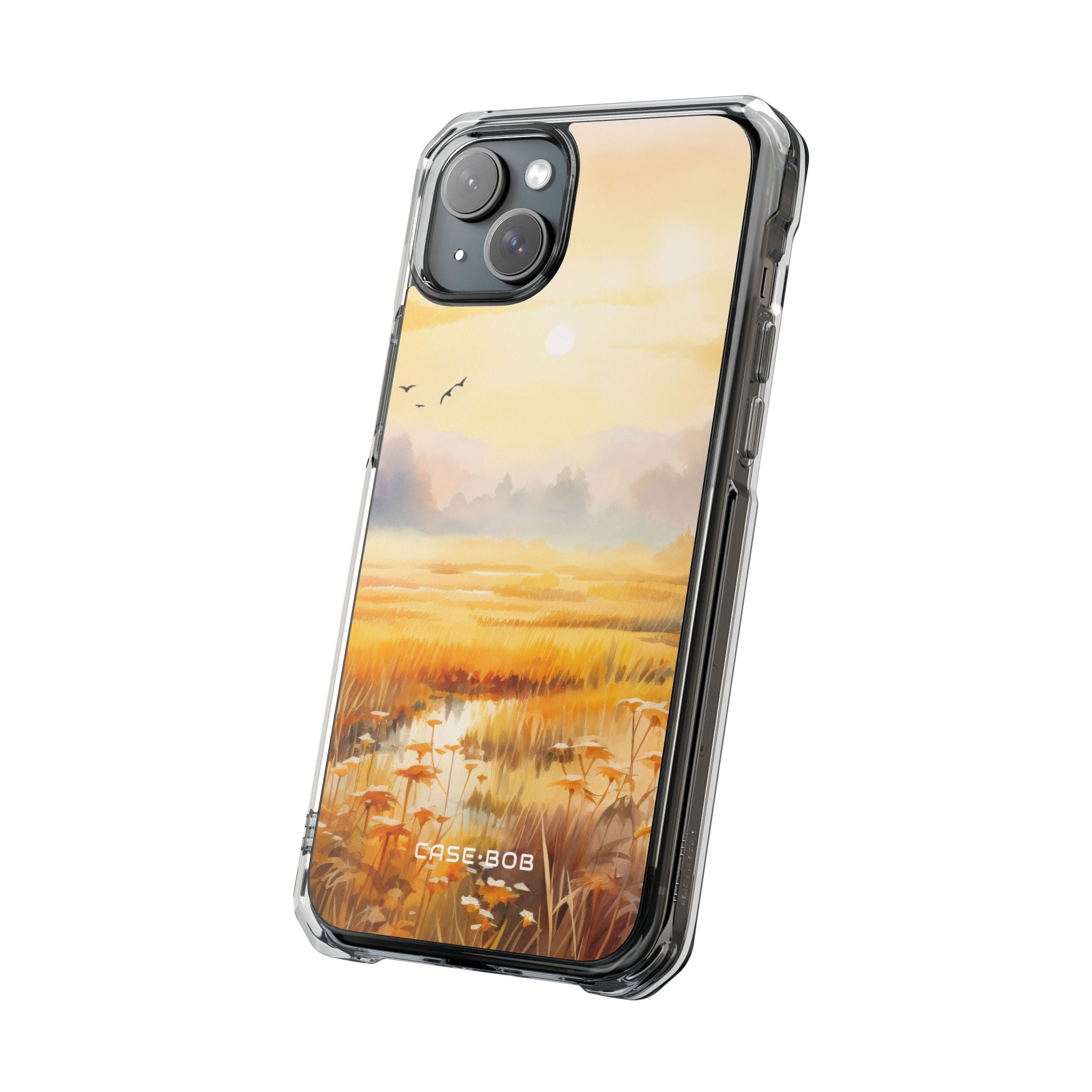 Glowing Sunrise iPhone 15 Plus Case - Impact