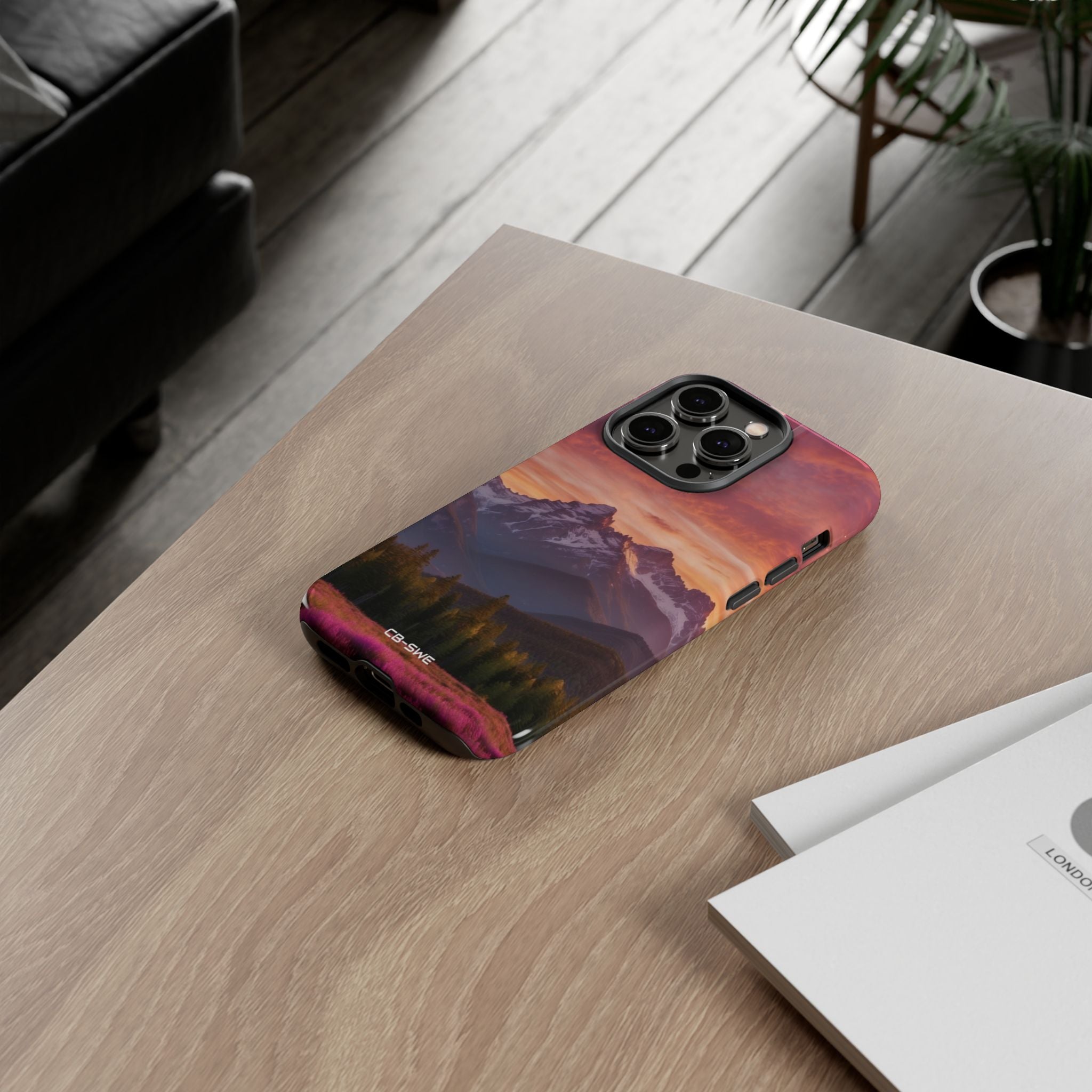Mountain Peaks Glow - iPhone Case