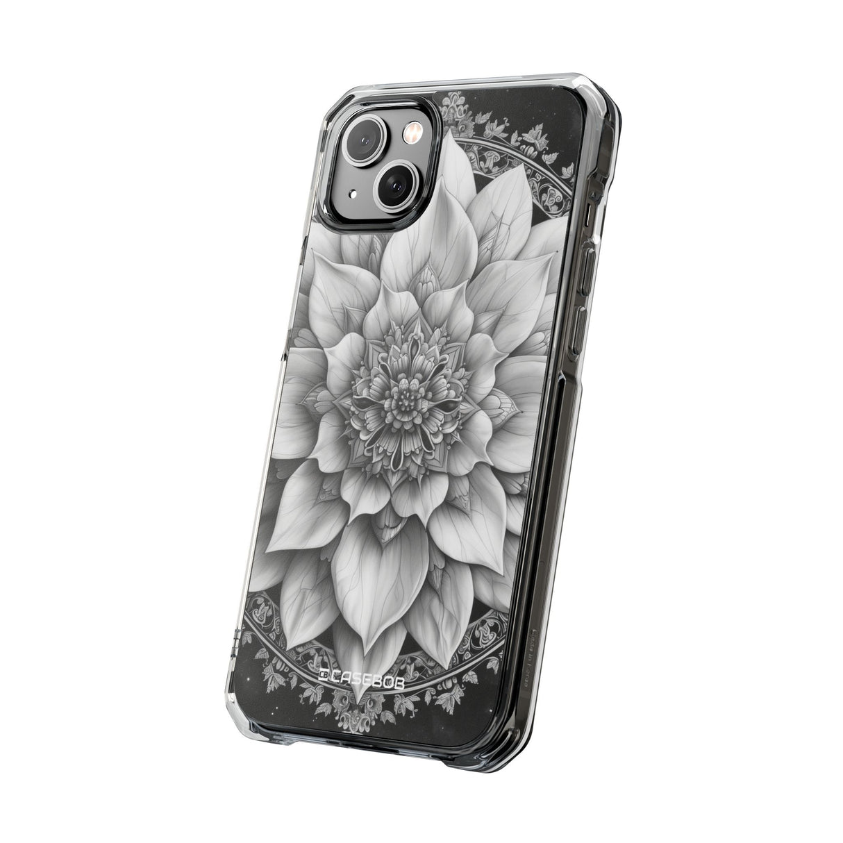 Celestial Mandala Harmony – Handyhülle für iPhone (Clear Impact – Magnetisch) 