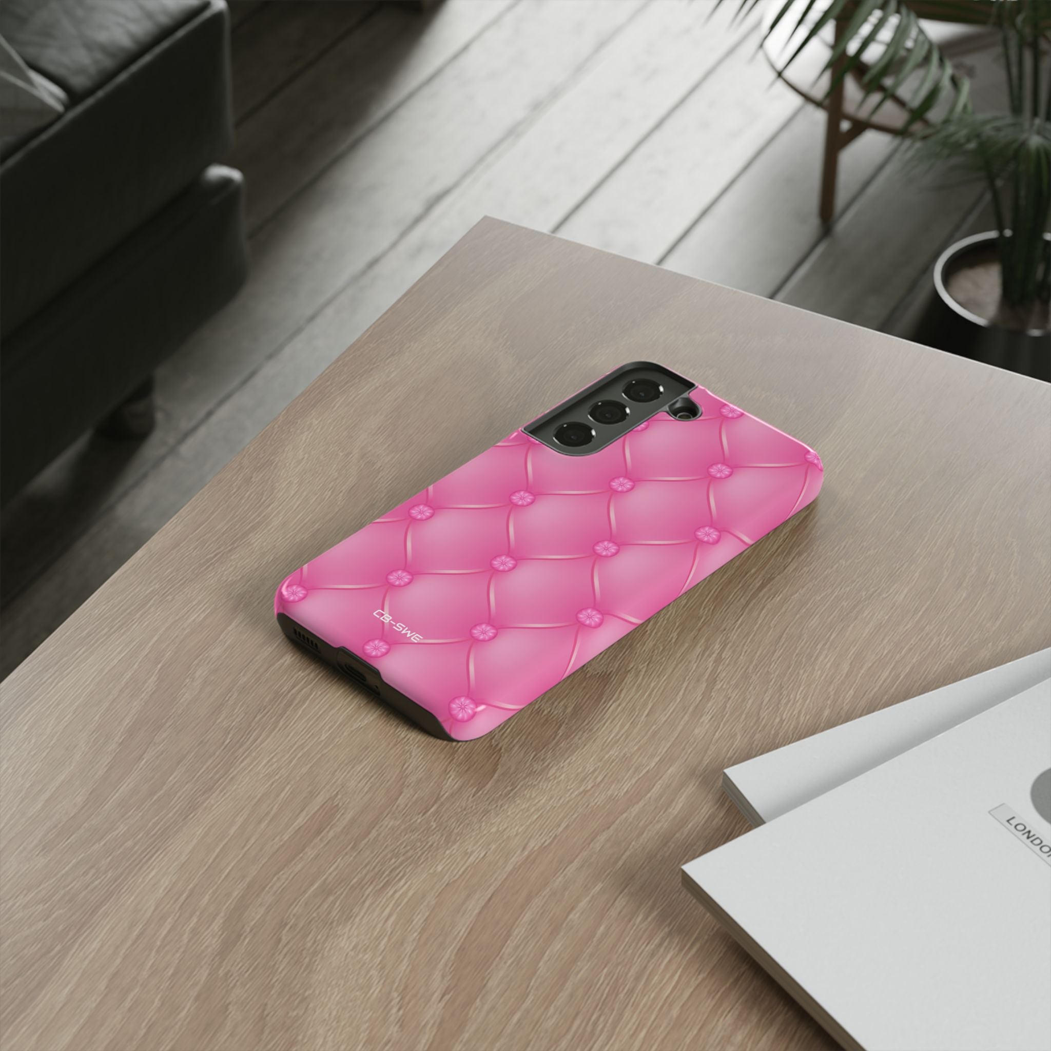 Quilted Pink Elegance - Samsung Case