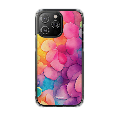 Vibrant Petal Fusion iPhone Case - Impact