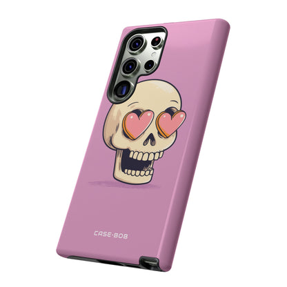 Heart Eyed Skull Samsung S23 Ultra Case - Tough