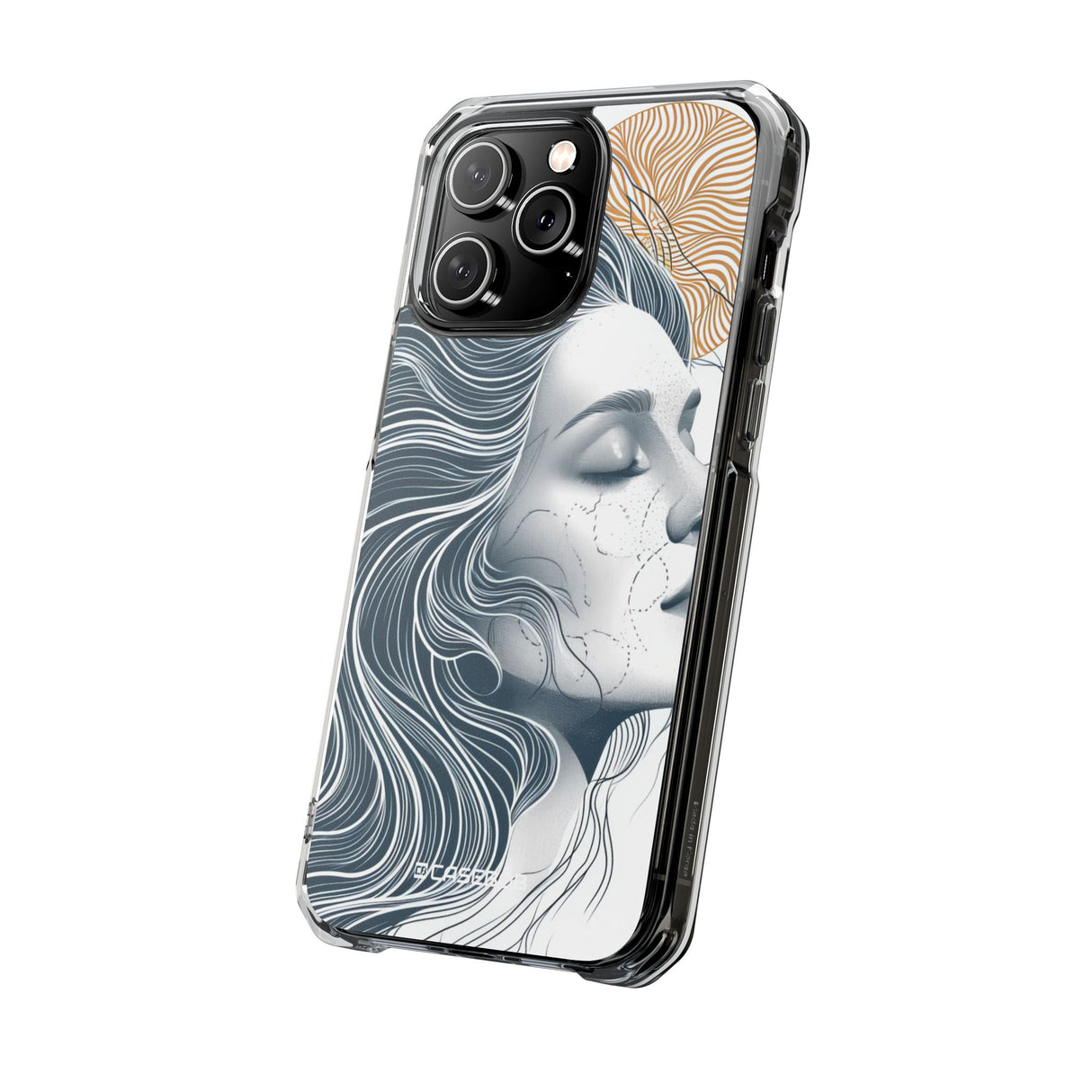 Serene Abstraction - Phone Case for iPhone (Clear Impact - Magnetic)