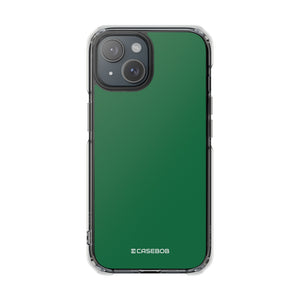 Dark Spring Green | Phone Case for iPhone (Clear Impact Case - Magnetic)