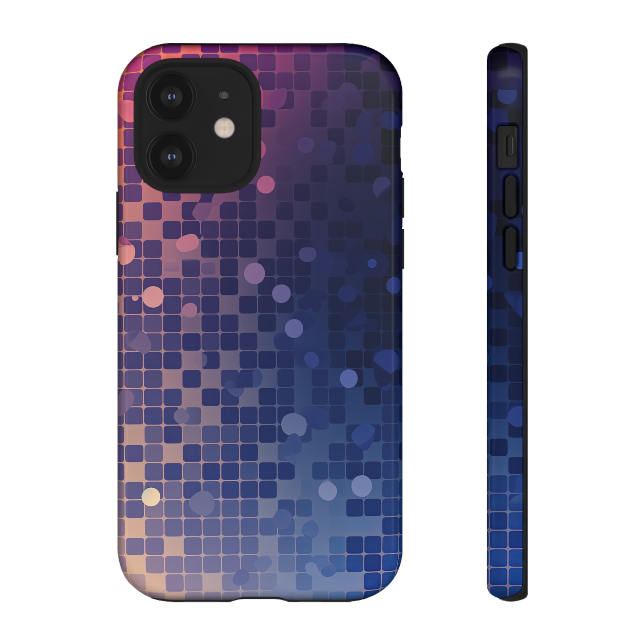 Azure Square: Blue Gradient - Protective Phone Case