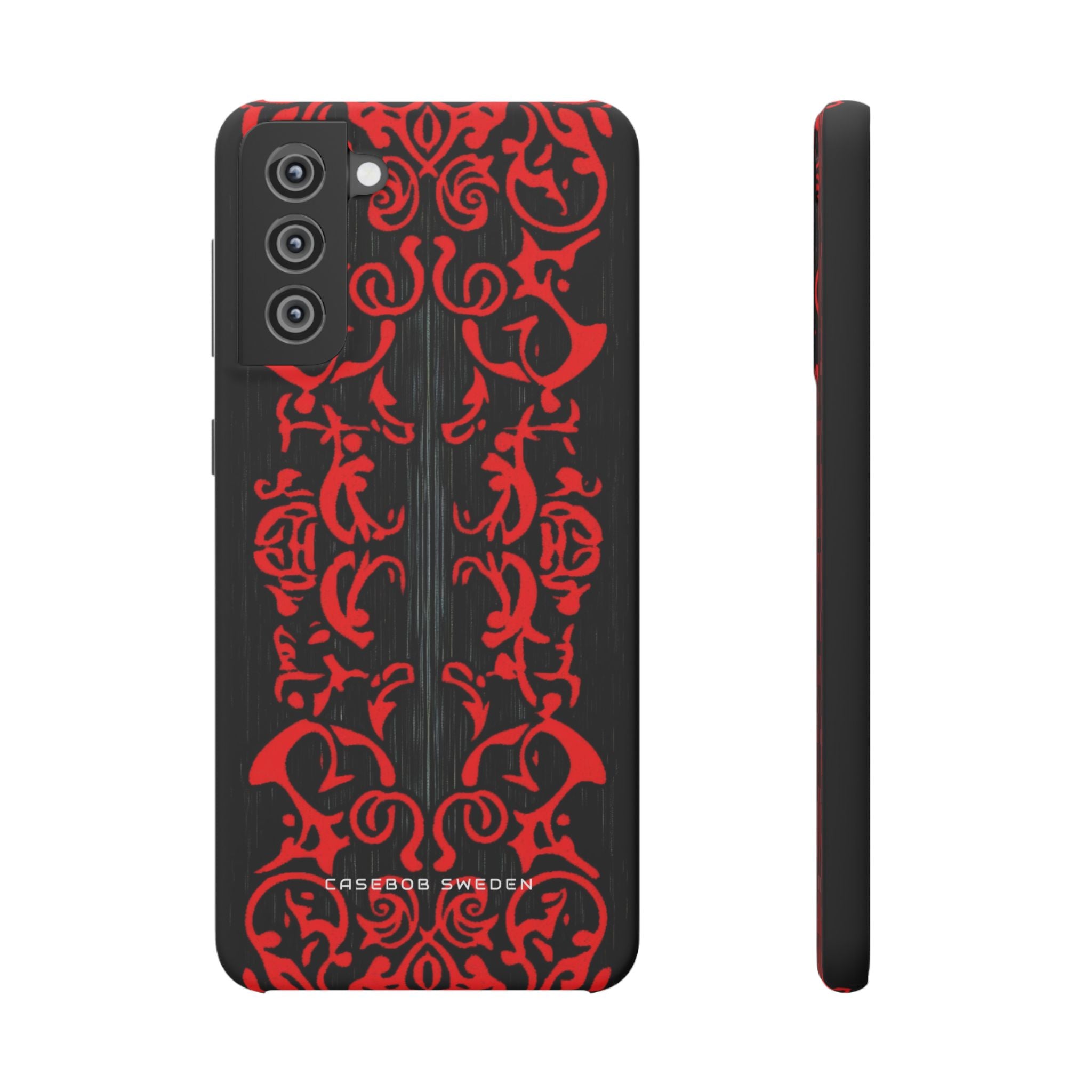 Gothic Crimson Symmetry Samsung S21 - Slim Phone Case