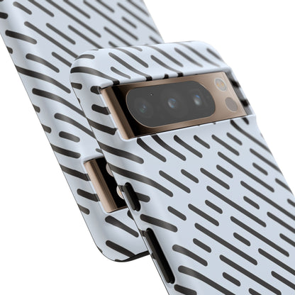 Monochrome Dash - Protective Phone Case