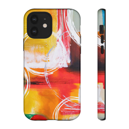 Abstract Yellow - Protective Phone Case