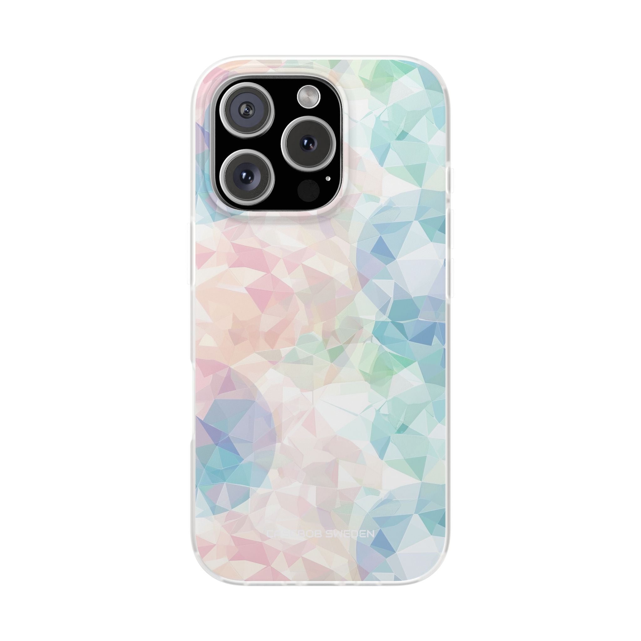 Pastel Geometry Background - Flexi iPhone 16 Phone Case