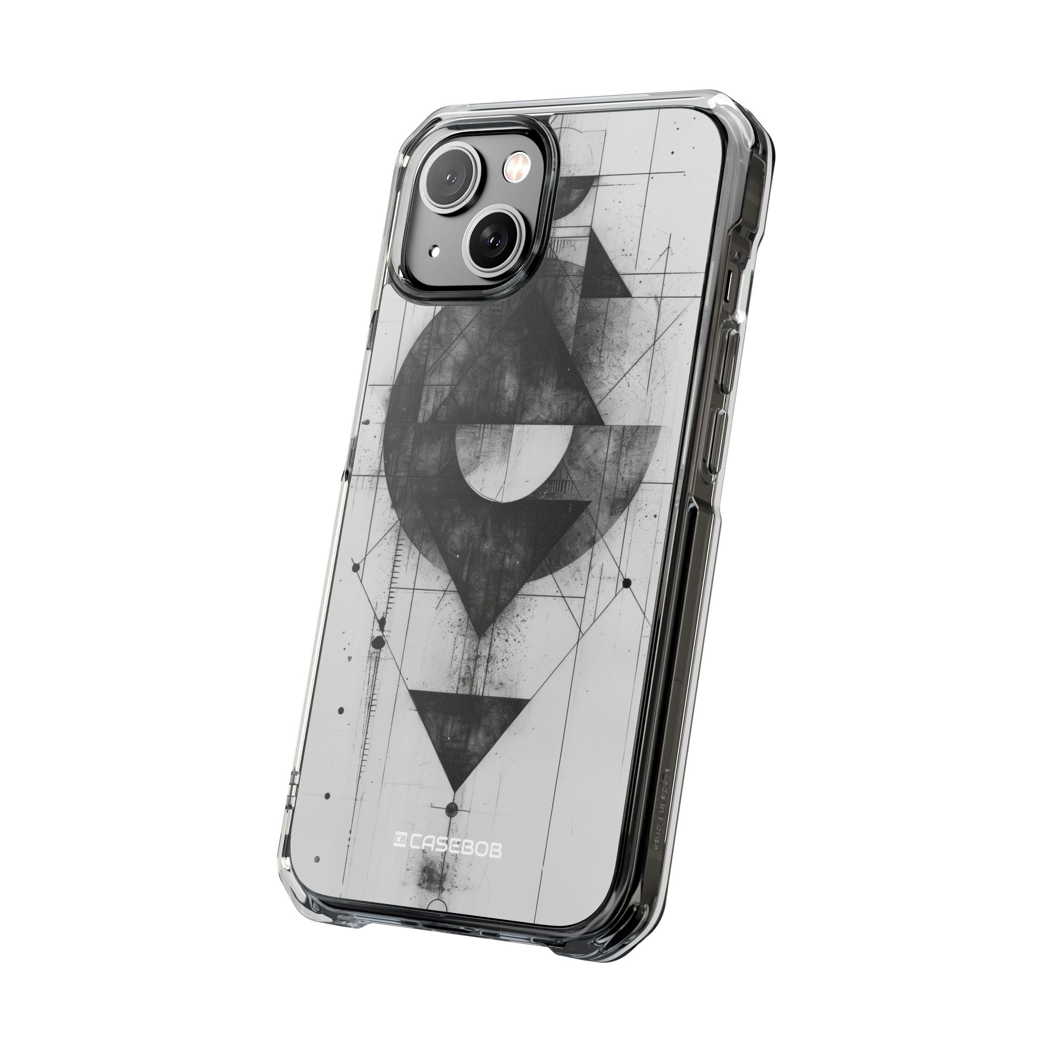 Monochrome Geometry - Phone Case for iPhone