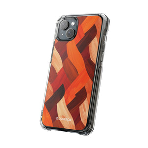 Warm Pantone Pattern | Phone Case for iPhone (Clear Impact Case - Magnetic)