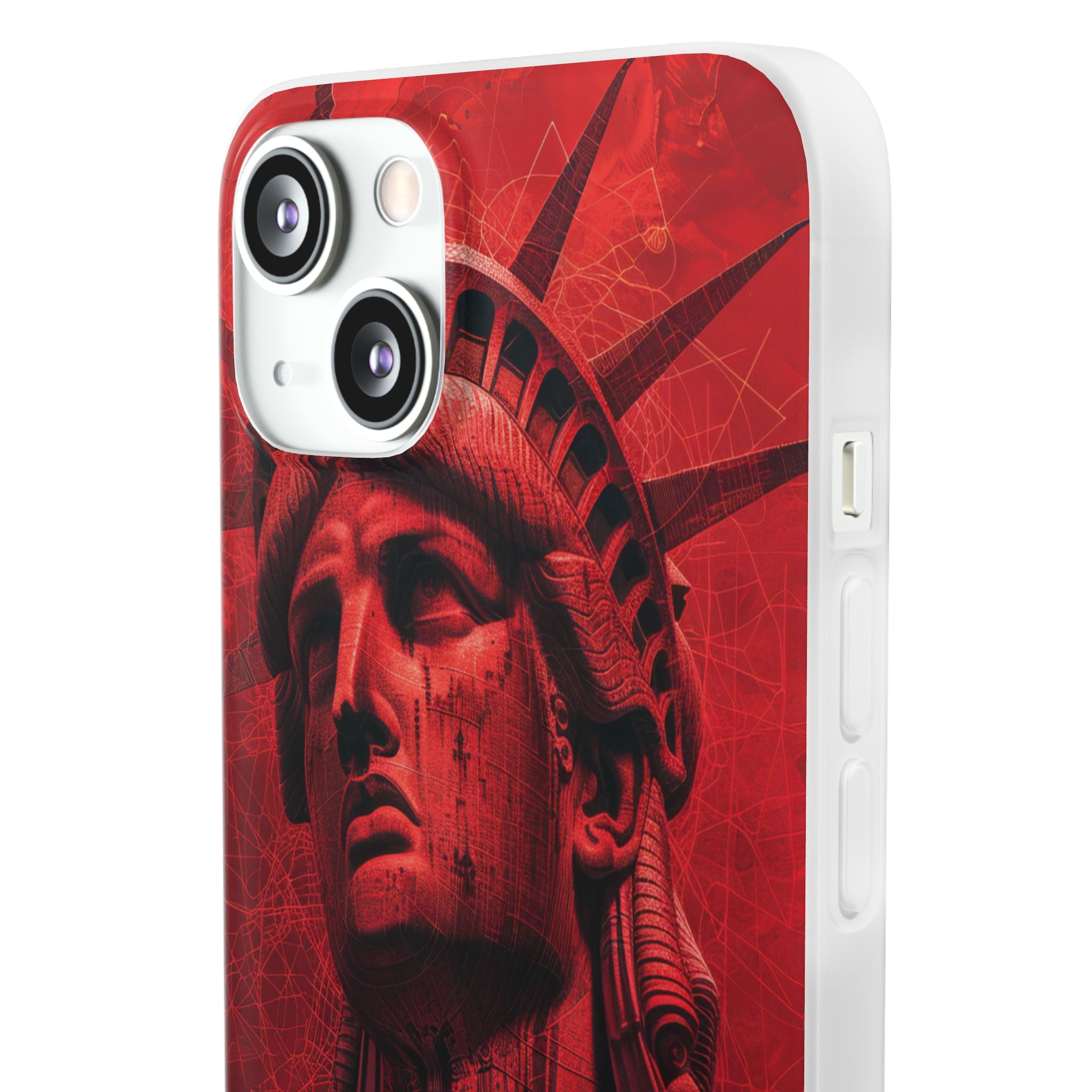 Red Liberty Revolution | Flexible Phone Case for iPhone