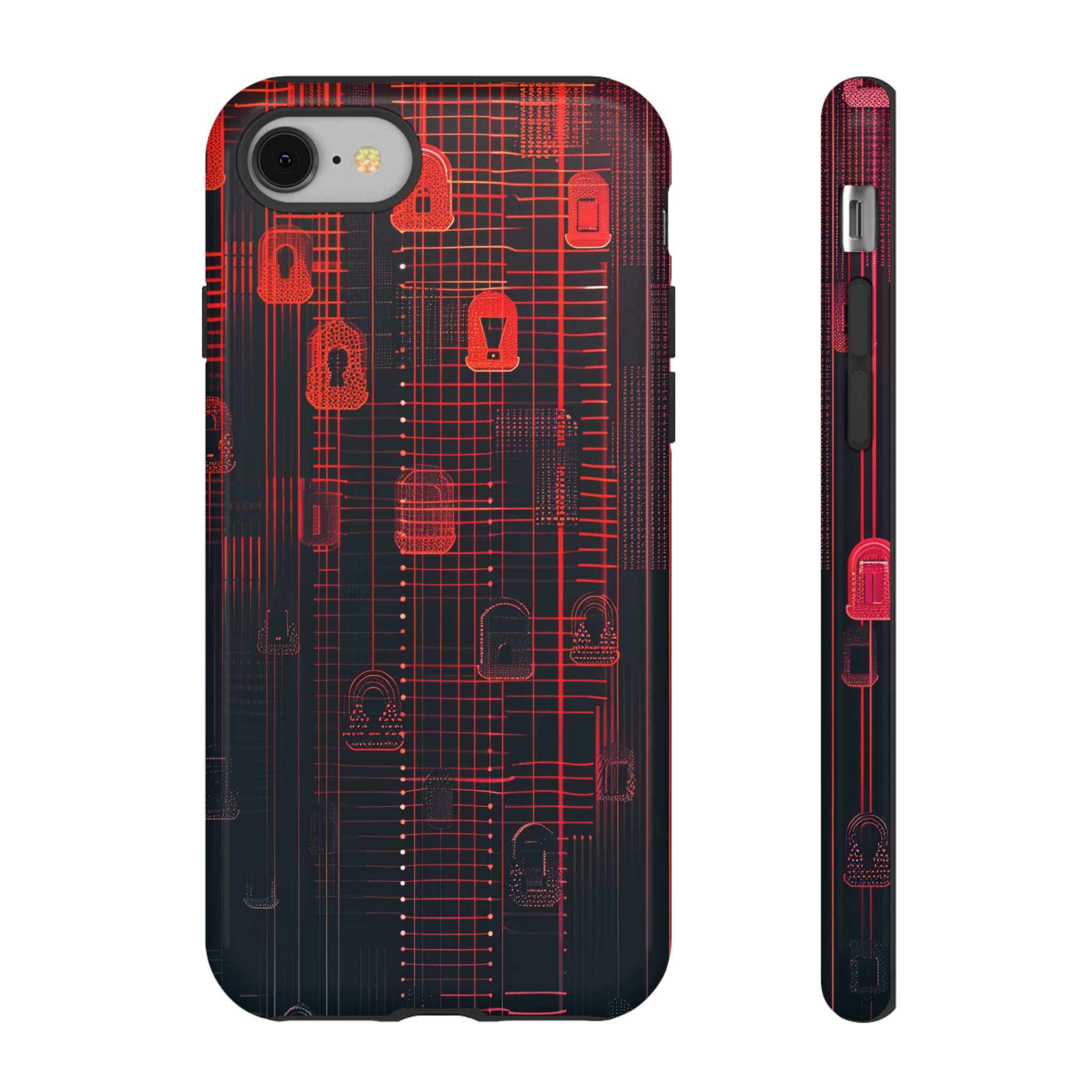 Encryption Aura: Security Gradient - Protective Phone Case