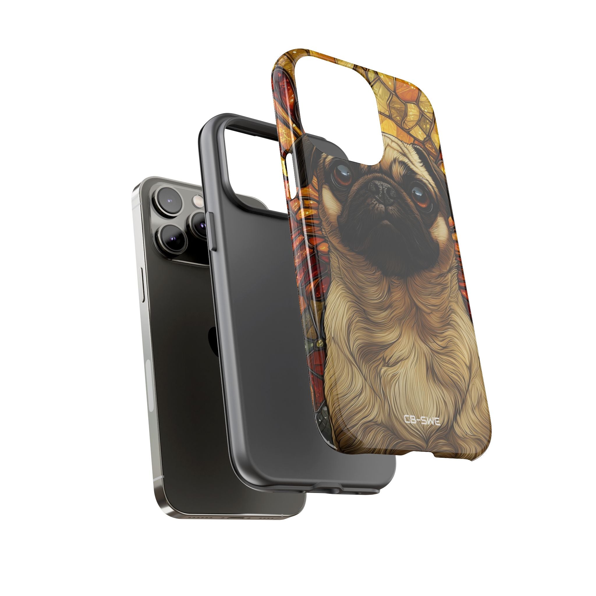 Pug Soars Brightly - iPhone Case