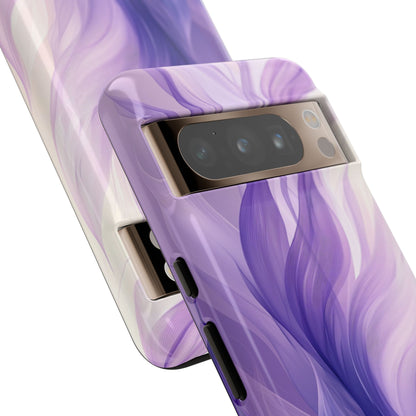 Purple Ribbon Waves Google Pixel 8 Pro Case - Tough