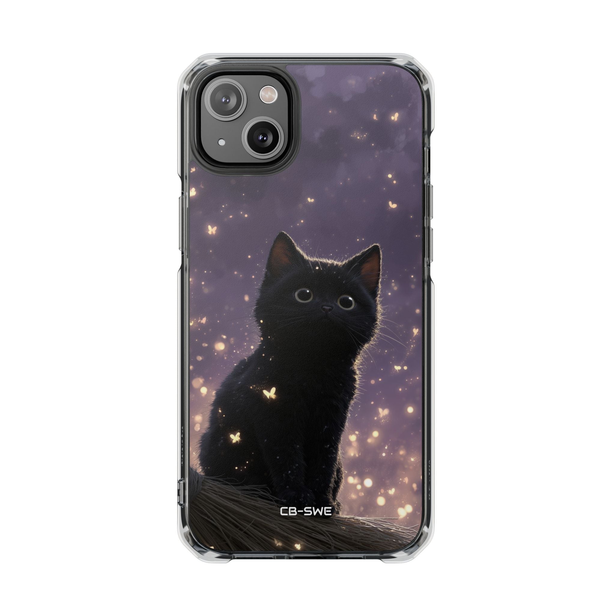 Whimsical Cat Soars iPhone Case - Impact