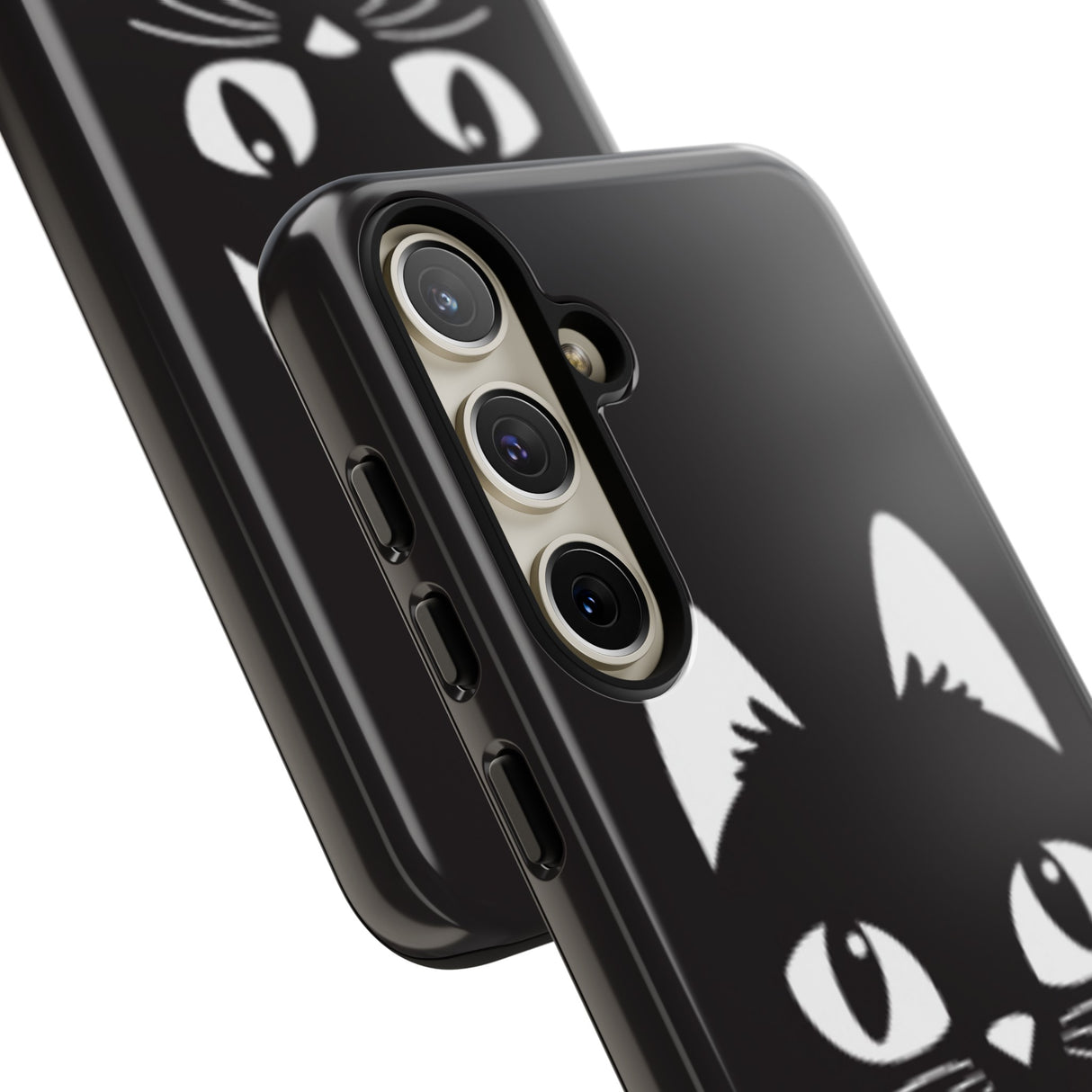 Cartoon Cat Icon - Protective Phone Case