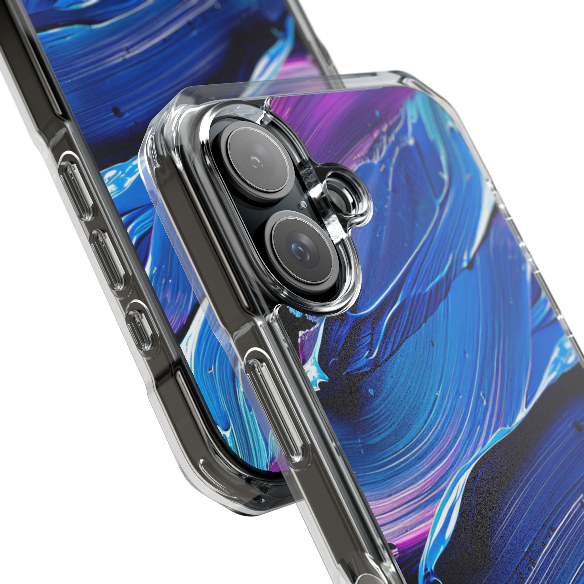 Ethereal Energy Flow iPhone 16 - Clear Impact Phone Case