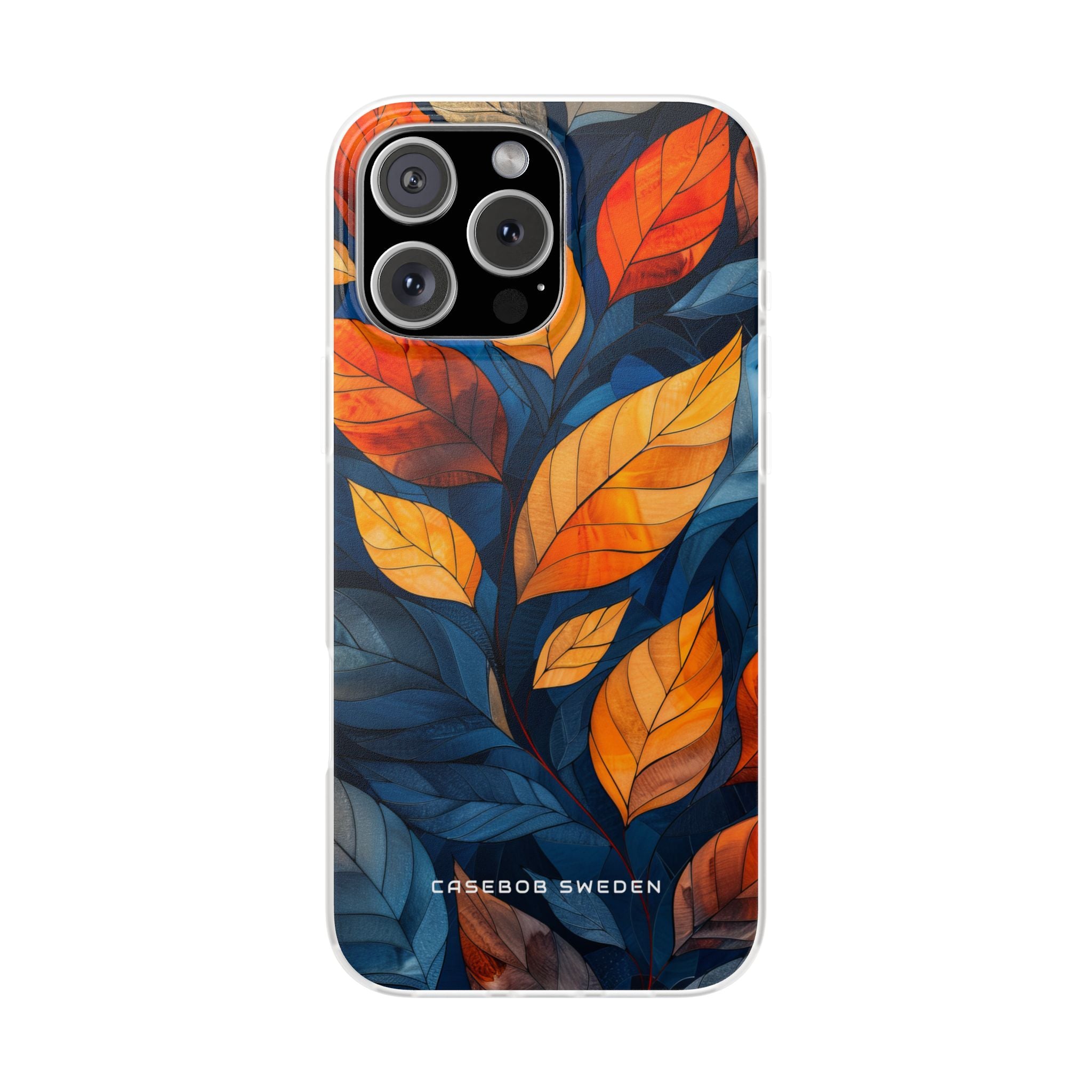 Stained Glass Blossoms iPhone 16 - Flexi Phone Case