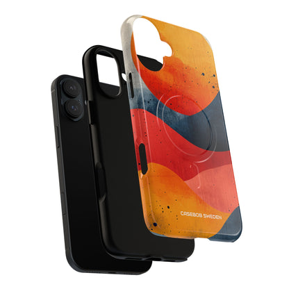 Sunburst Waves - Tough + MagSafe® iPhone 16 Phone Case