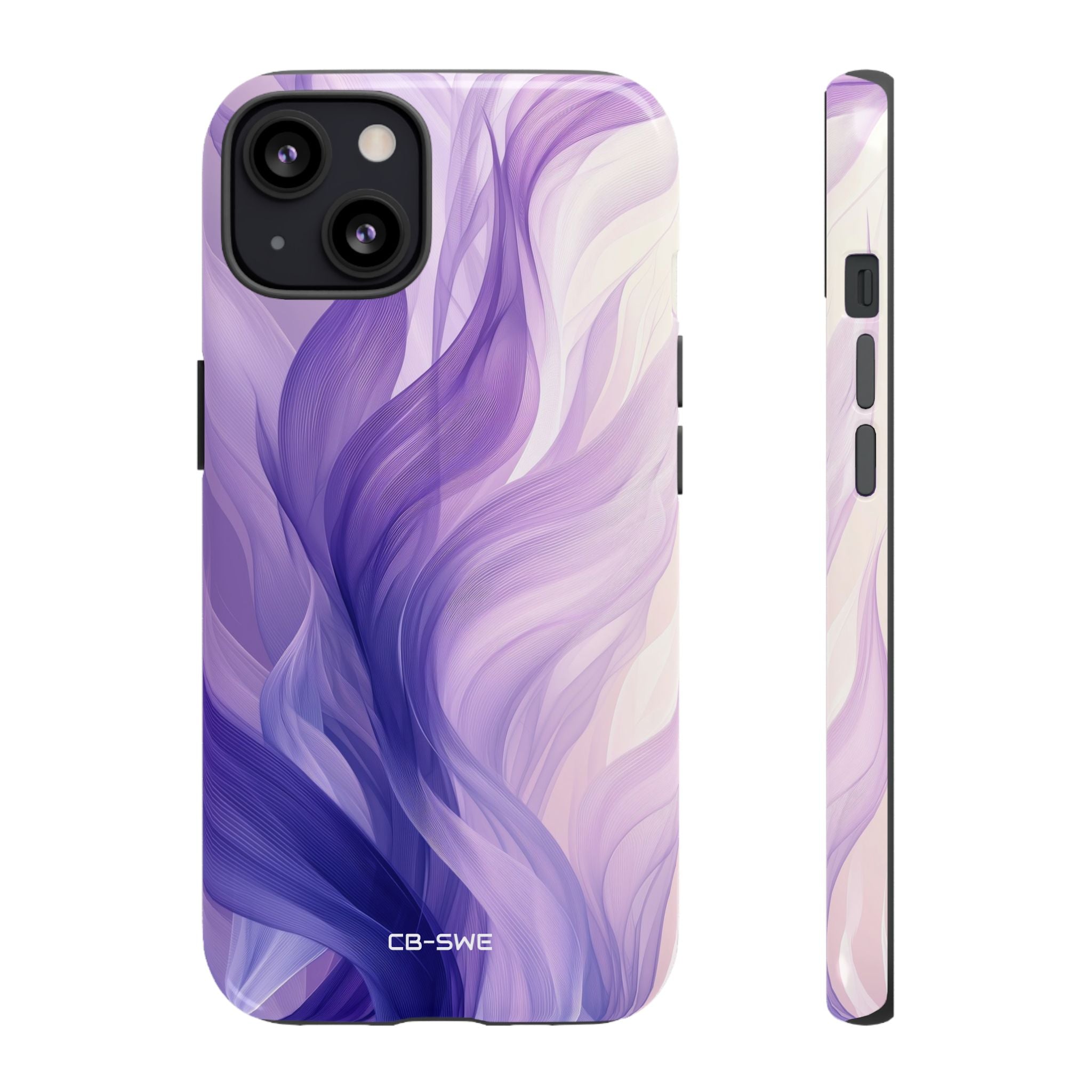 Flowing Purple Whispers - iPhone Case
