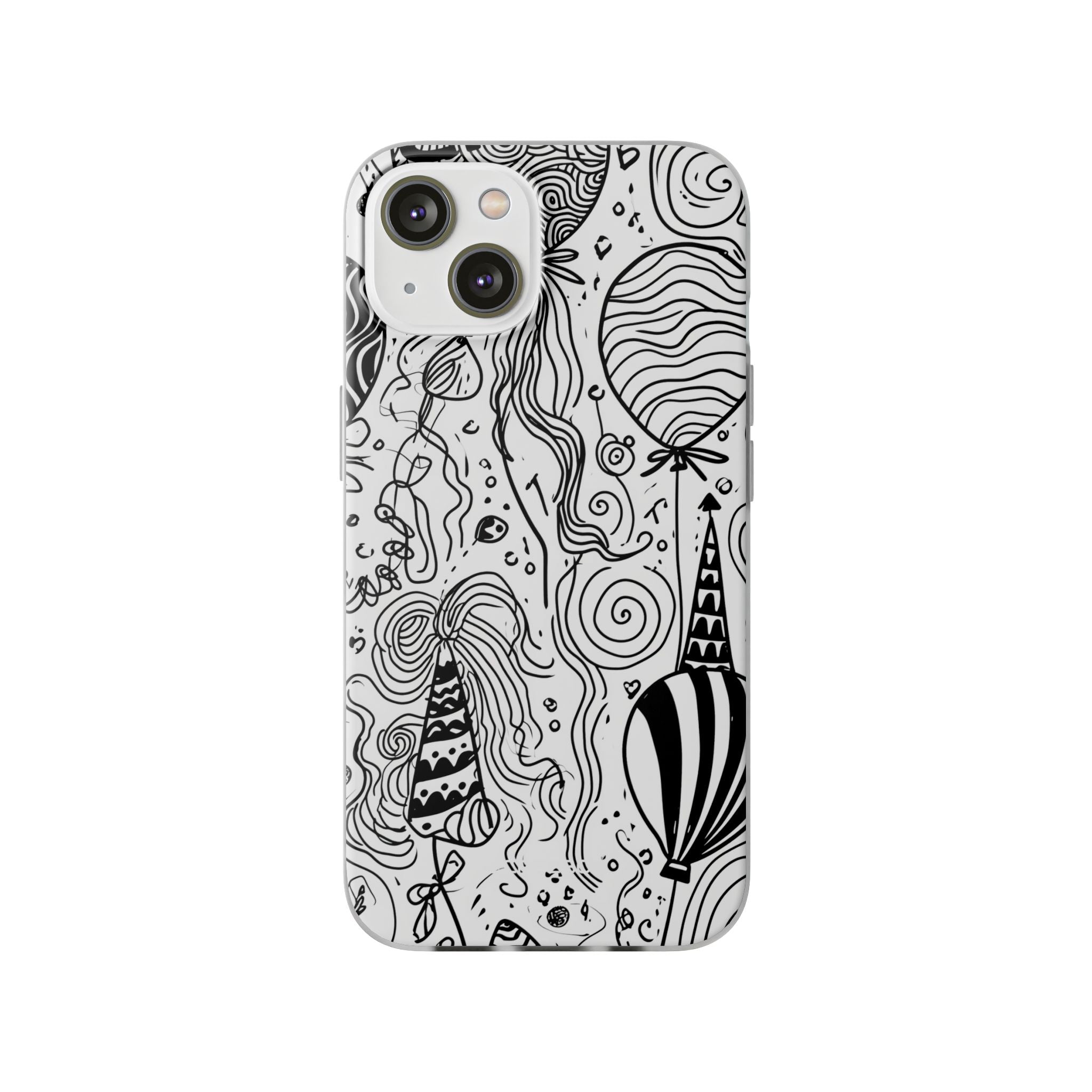 Whimsical Festivity | Flexible Phone Case for iPhone