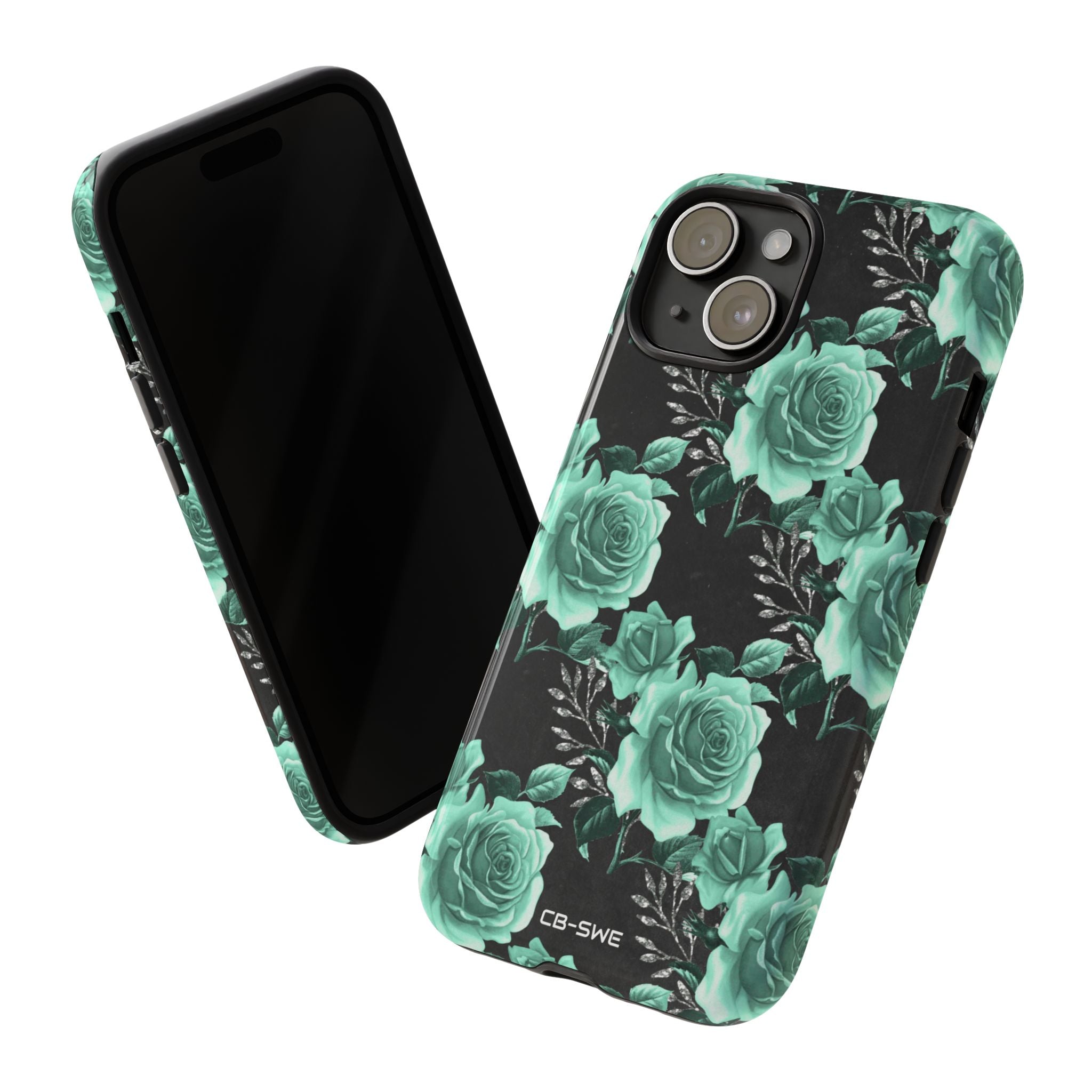 Turquoise Rose Symphony - iPhone Case