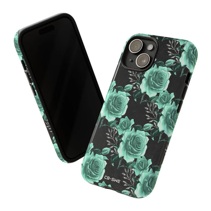 Turquoise Rose Symphony - iPhone Case