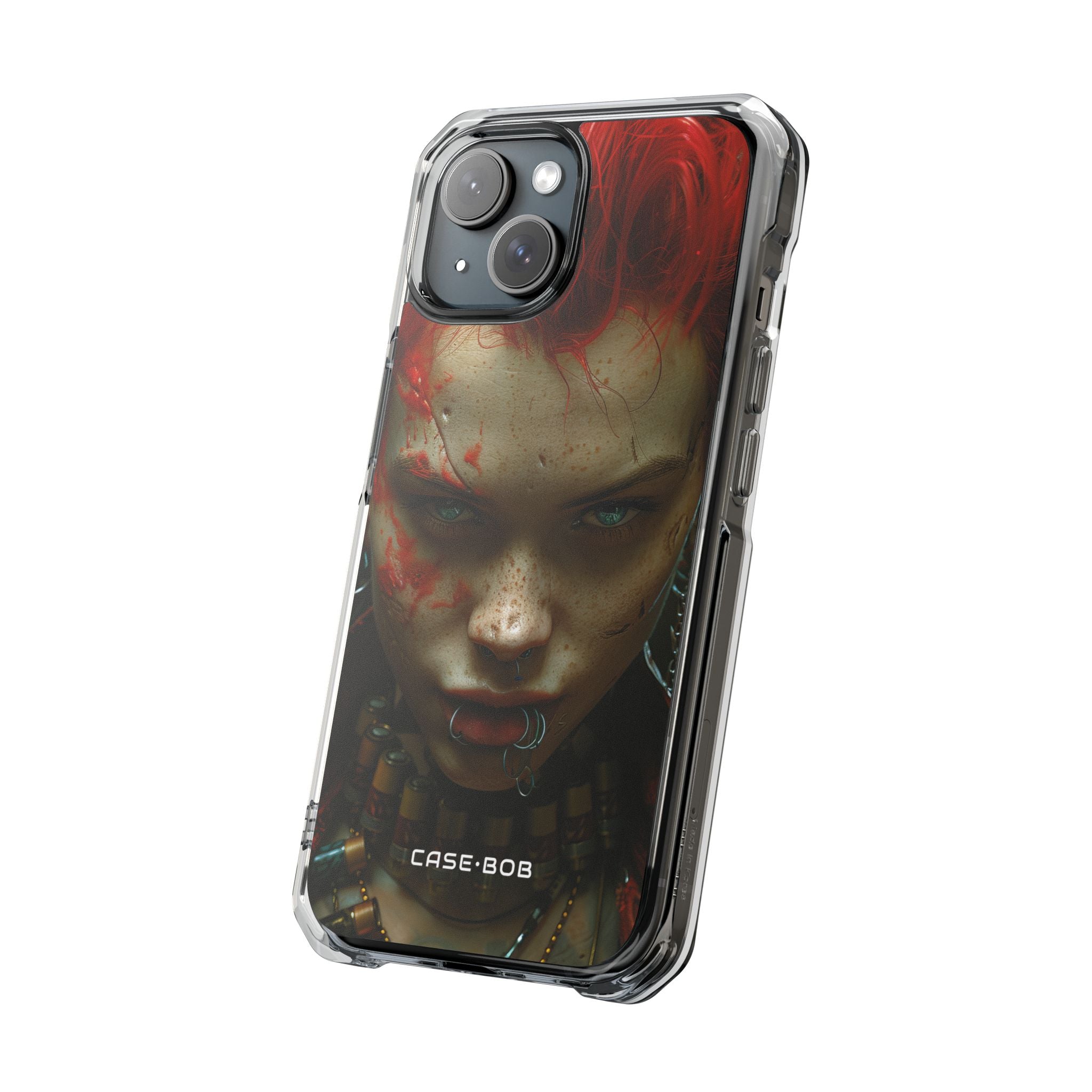Spiked Ember Eyes iPhone 15 Case - Impact