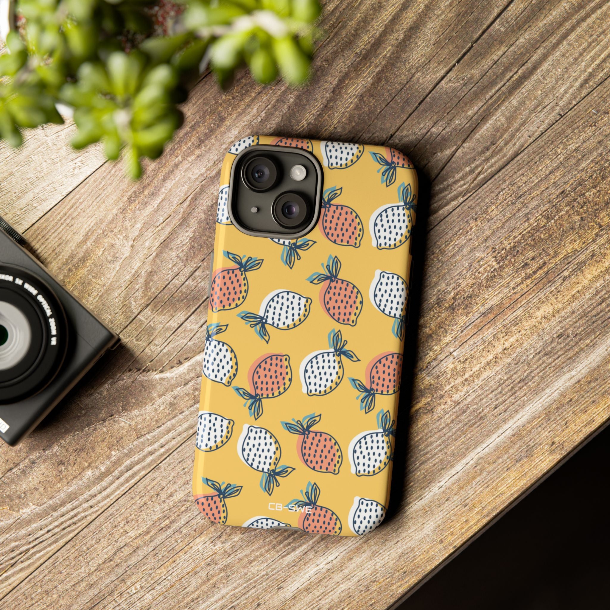 Lemons Dance Playfully - iPhone Case