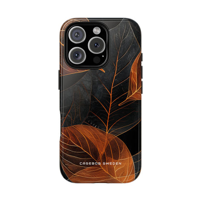 Autumn Leaf Elegance iPhone 16 - Tough Phone Case