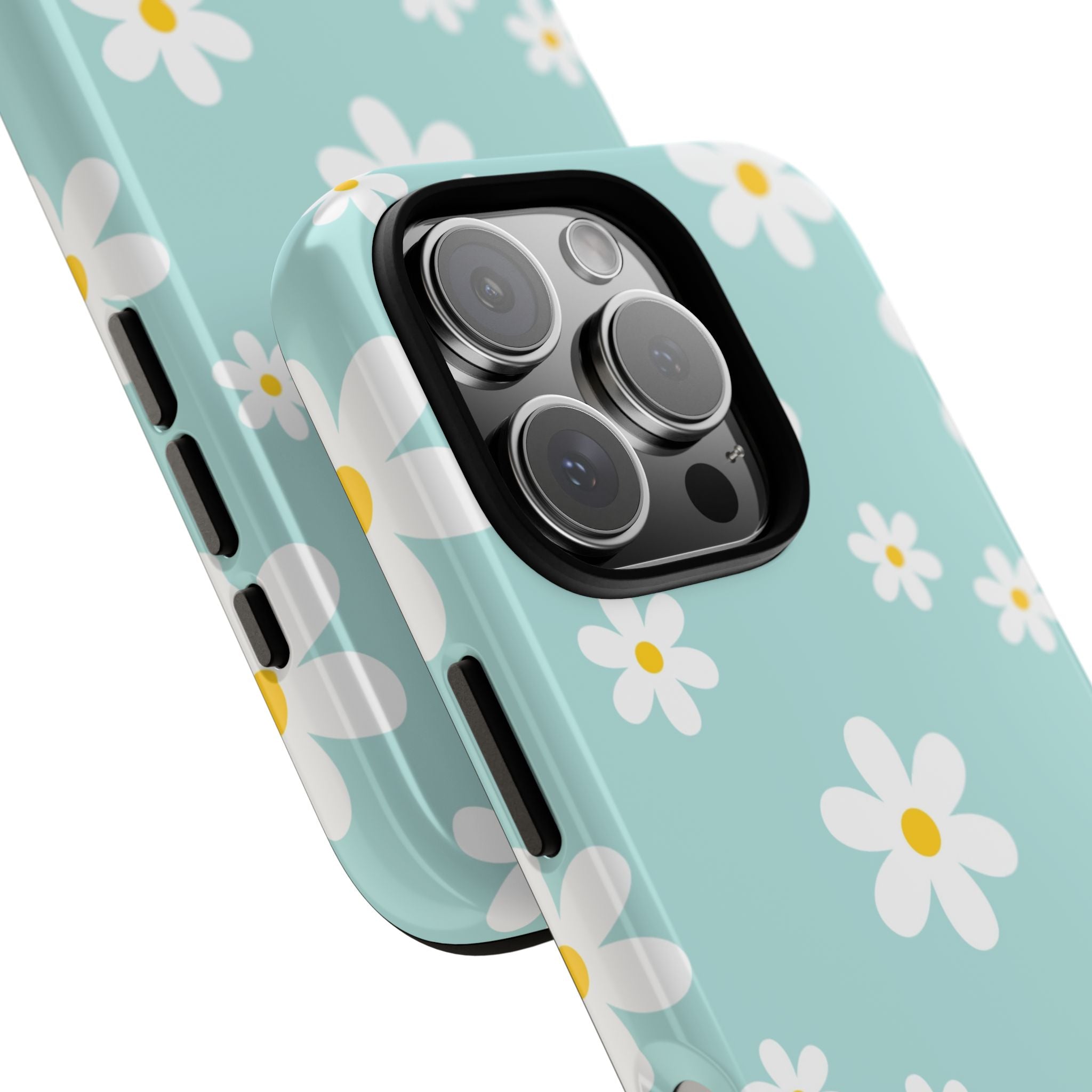 Daisies On Blue - iPhone Case